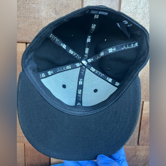 9FIFTY New Era Stanford Cardinals Black fitted hat size 6 7/8 - Picture 6 of 9